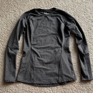 Reebok Charcoal Performance Long Sleeve Shirt
